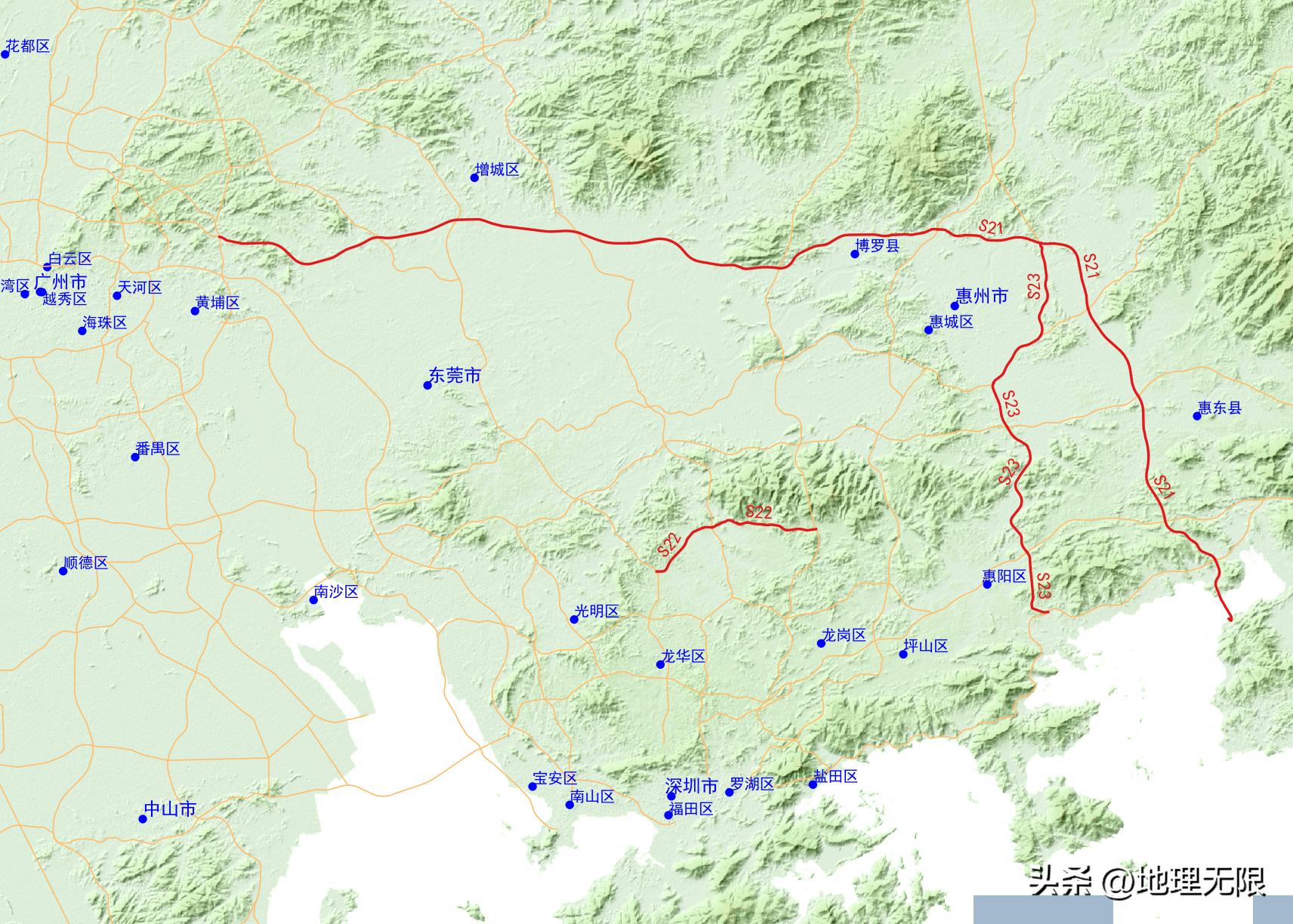 广东高速公路网最新地图,广东省高速公路网地图高清版