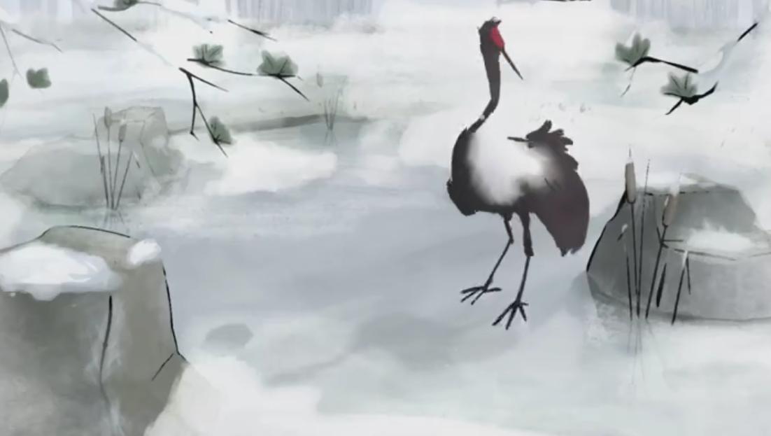 水墨风动画《裹脚少女》，被束缚的不仅是脚，还有向往自由的灵魂