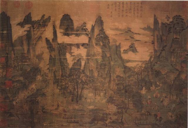中国历代名画鉴赏图文,100幅历代名画欣赏