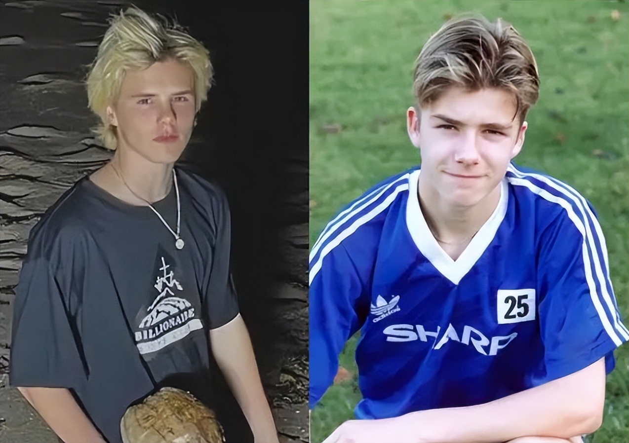 贝克汉姆四个孩子,贝克汉姆三个儿子颜值