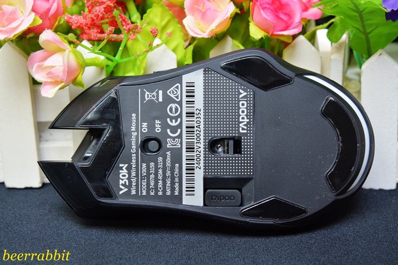 雷柏V30鼠标,雷柏V300W电竞双模游戏鼠标