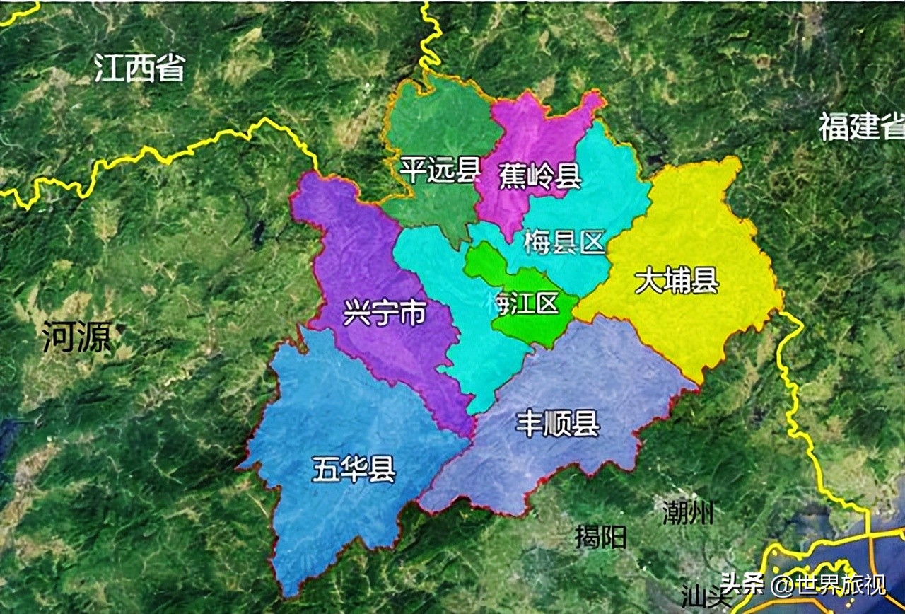 广东韶关和广东梅州哪个好,广东尴尬的几座城市