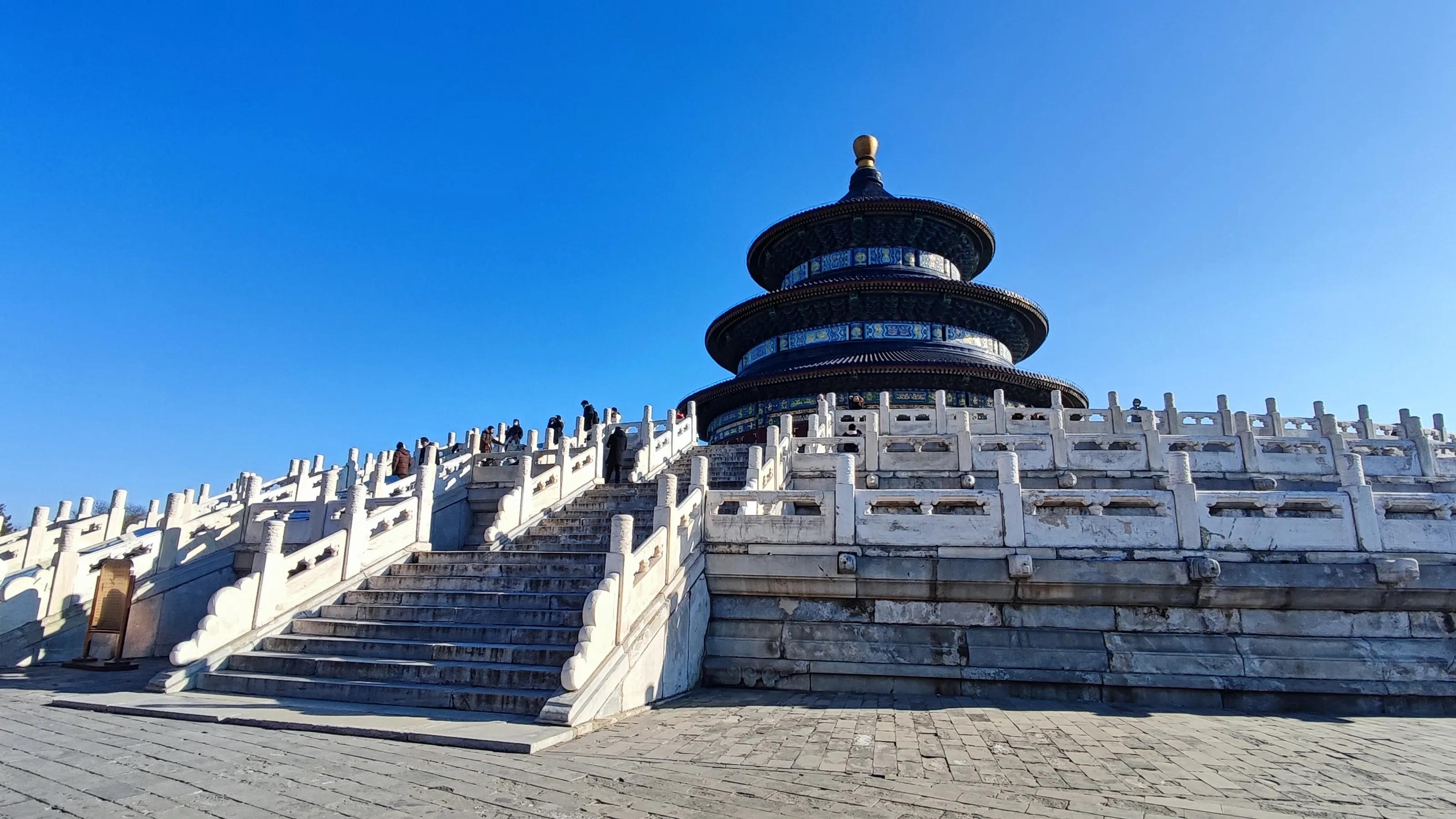 中国现存最大的古代祭祀性建筑群,古代祈年殿建造