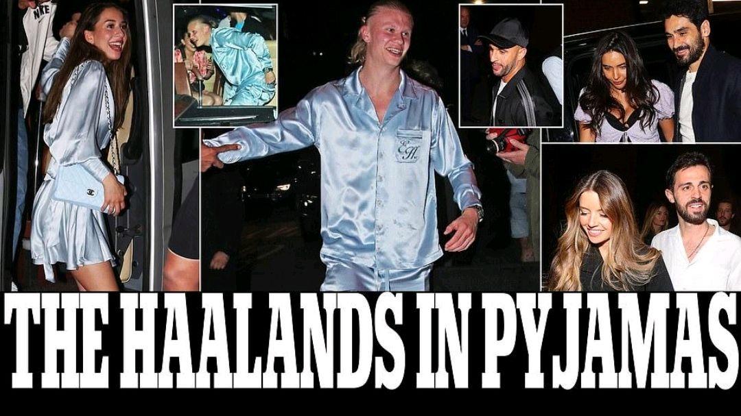 哈兰德带女友领奖视频,哈兰德带女友酒吧蹦迪