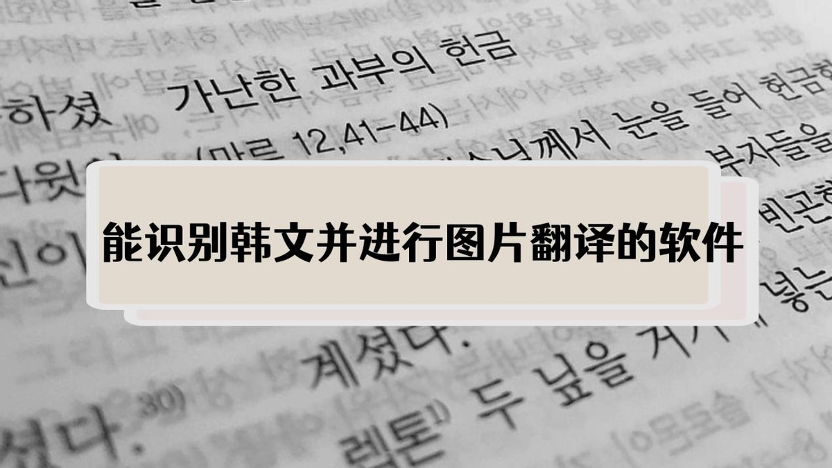 韩语翻译拍照可识别的软件,韩语翻译软件实时翻译拍照