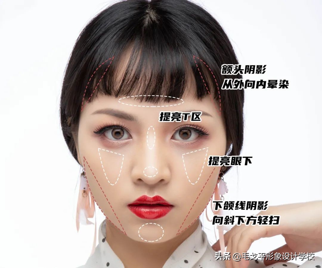 日常化妆技巧教程全脸,不同脸型的化妆技巧全在这