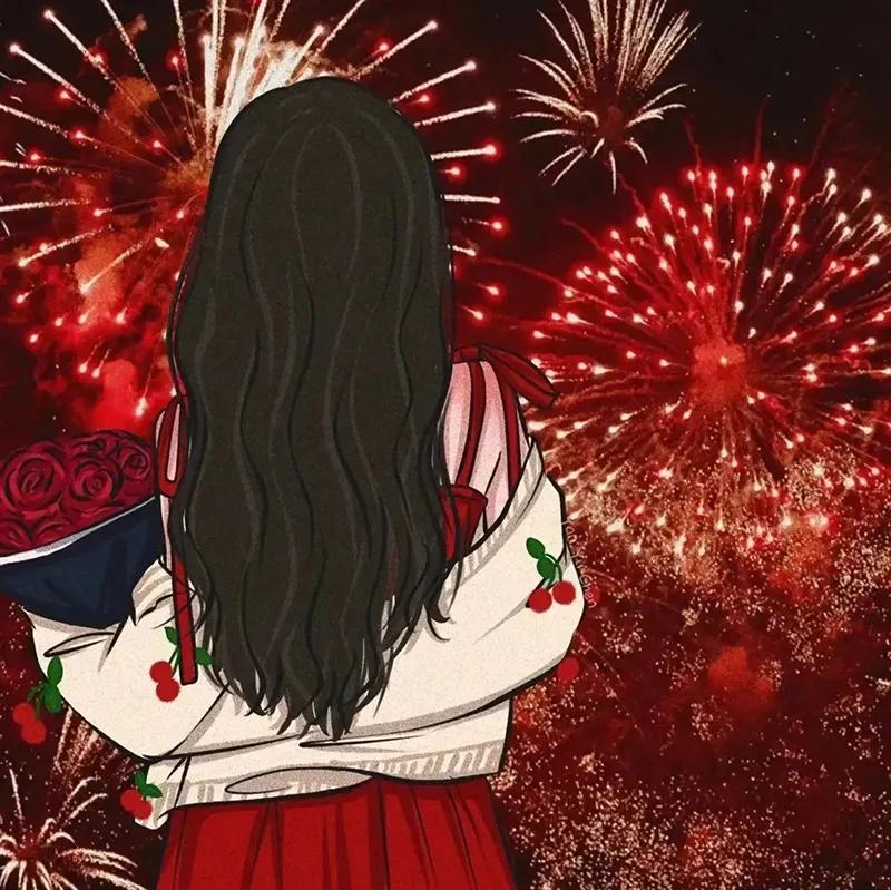 可爱呆萌头像动漫卡通二次元女生,老奶奶抽大烟袋的图卡通动漫头像