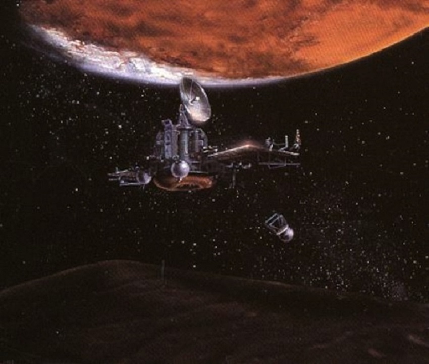 苏联火星探测器，在失踪前一刻，拍到的长条形天体，到底是什么？