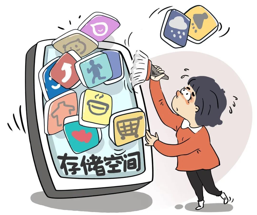 app越用越膨胀你的手机存储还够吗,app升级后内存越来越小