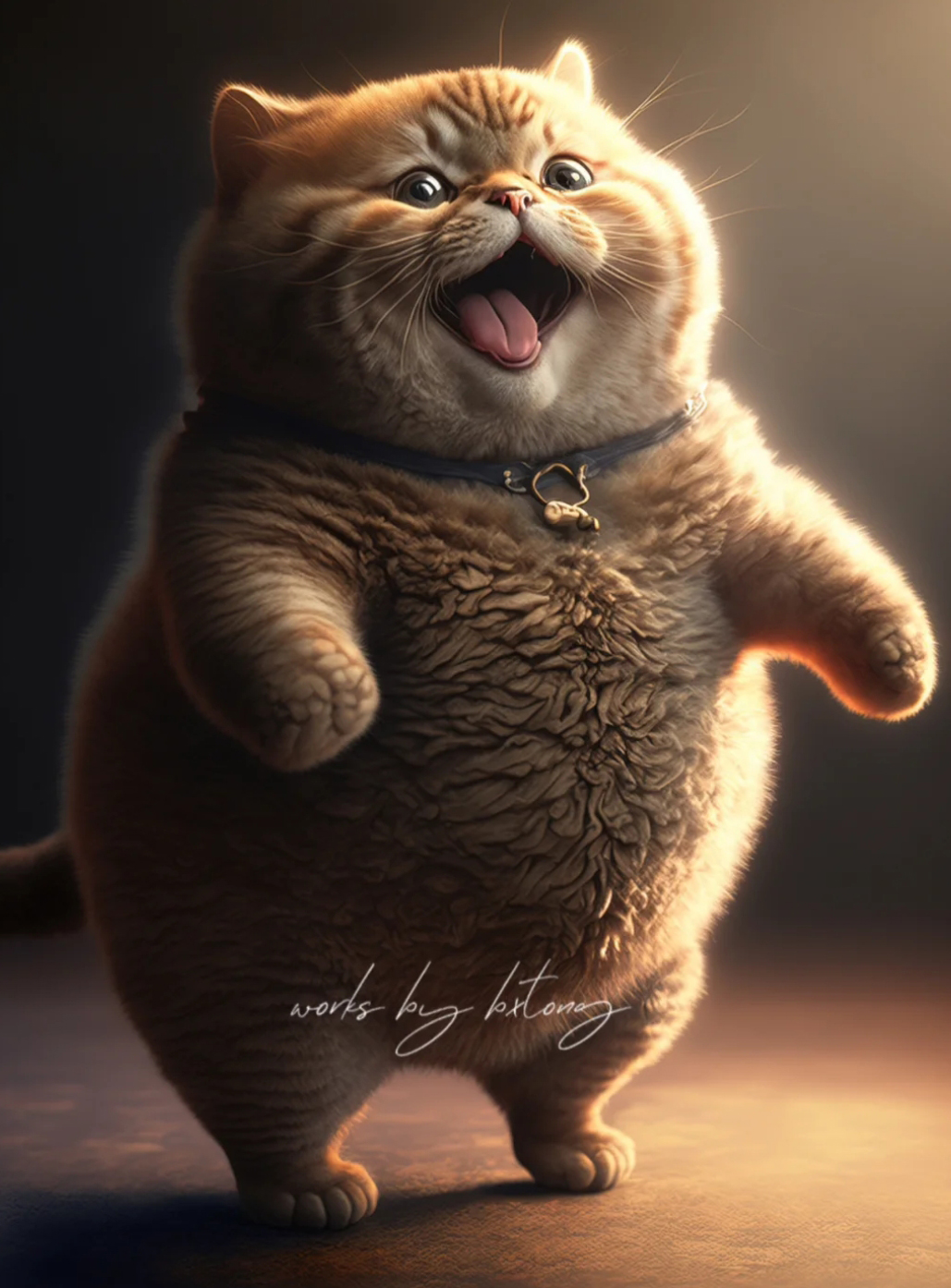 治愈橘猫壁纸图片,胖猫壁纸