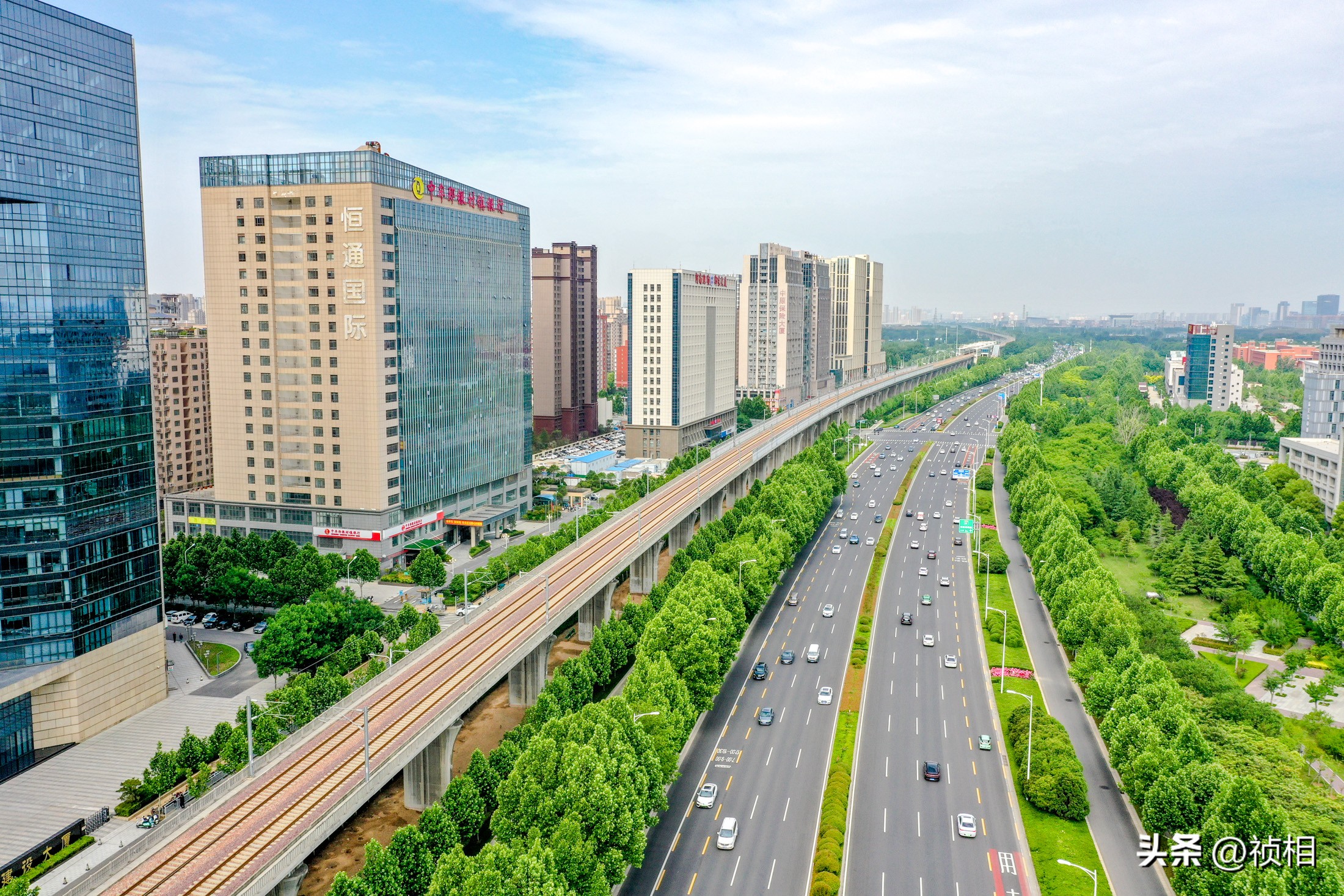 航拍郑州白沙新片区，省级产业集聚区，未来中原经济区核心之一