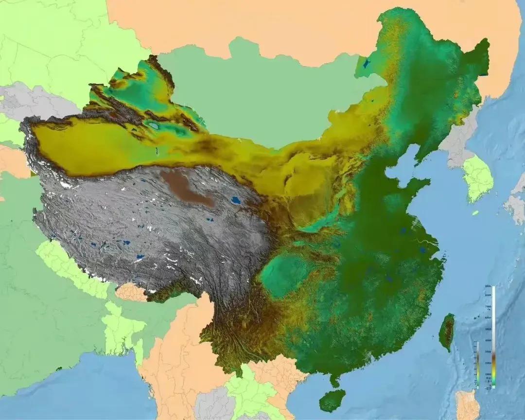 中南半岛各国立体地形,中南半岛和东南亚分布图