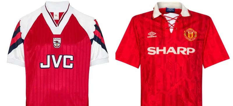 英超元年各队赞助商考古：还记得JVC和SHARP吗？