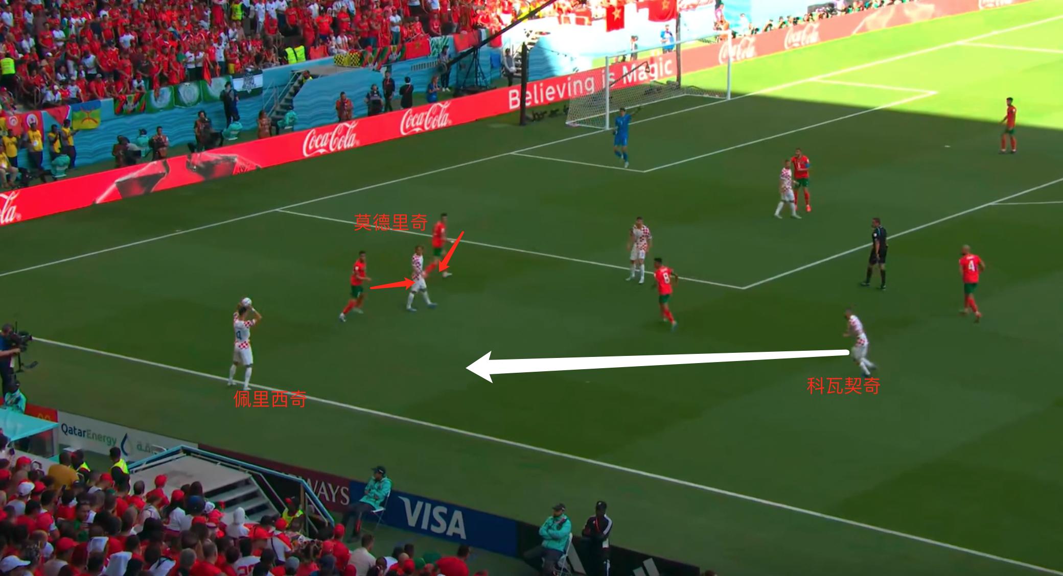 莫德里奇高难度传球击穿对手防线，前国脚感叹：看他踢球是一种享受