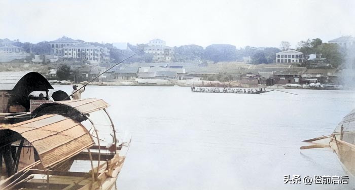 超清彩修复！1911年的福建福州，新娘头上扣竹篓，竟然还有弃婴塔