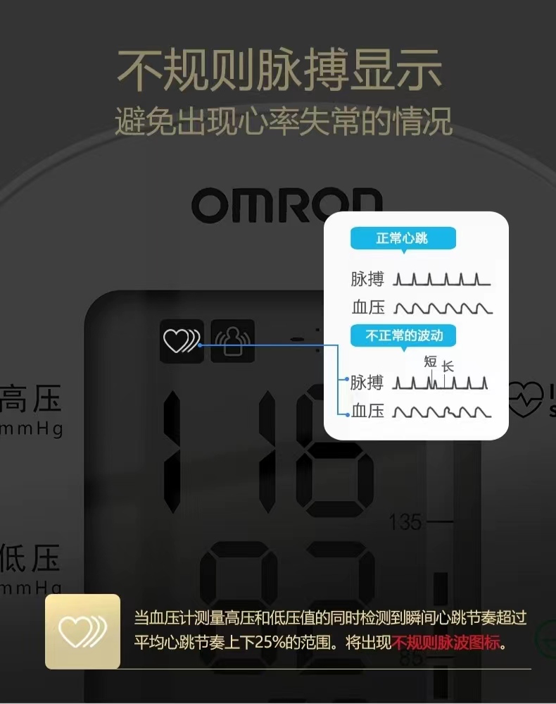 欧姆龙功能最全血压计,欧姆龙电子血压计功能介绍