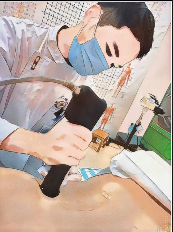 腰背痛治疗神器,冲击波治疗腰腿痛视频