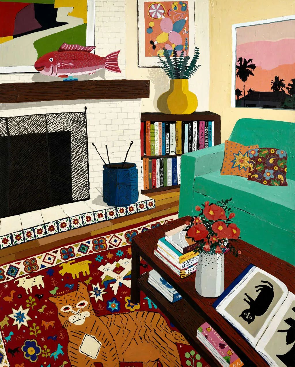 琼米切尔展览,琼米切尔蓝调