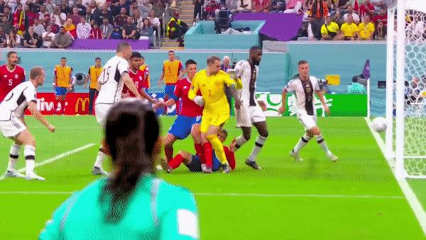 德国4-2击败哥斯达黎加上半场得分,德国4比2哥斯达黎加诺伊尔乌龙球