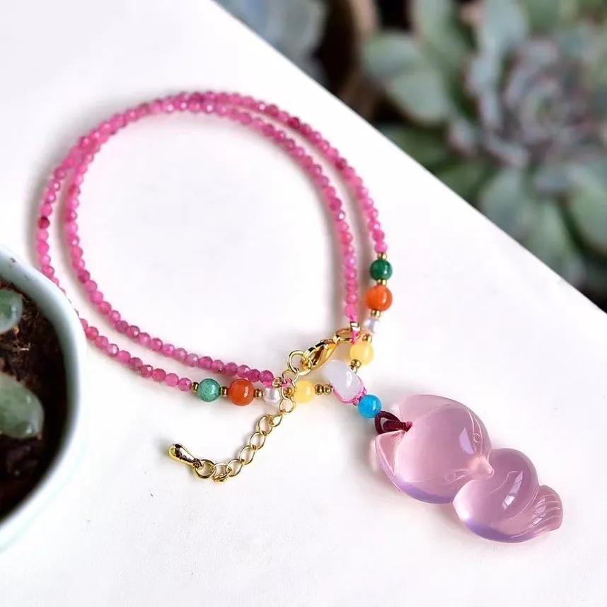 天然粉水晶原料,天然粉水晶晶族