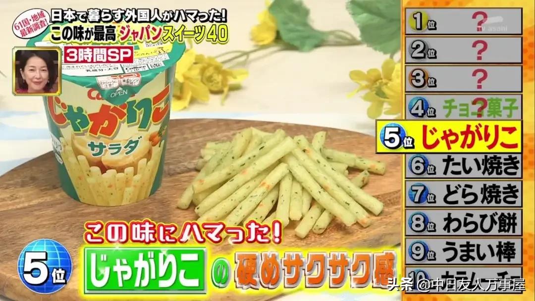 日综请了五百多位居日歪果仁票选最喜欢的零食TOP40