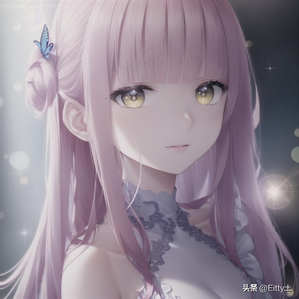 绘画动漫美少女壁纸,ai绘画二次元少女壁纸