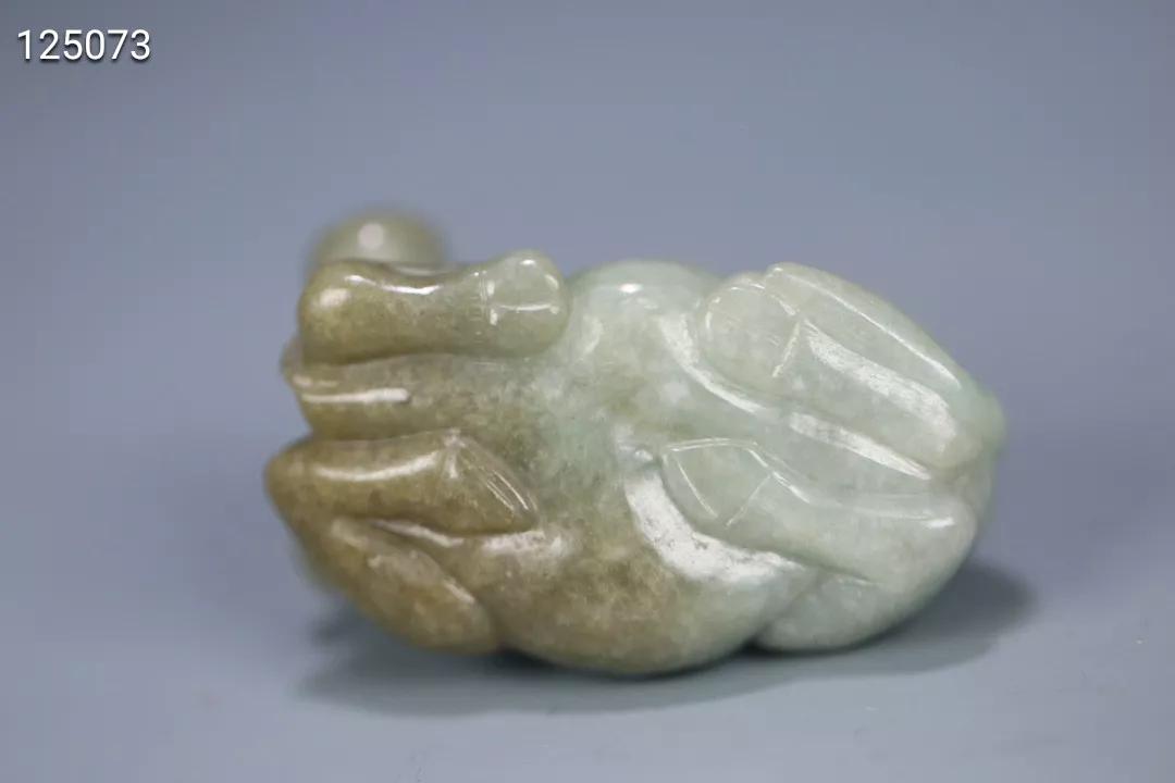 清代翡翠鱼摆件,清代翡翠老虎的摆件