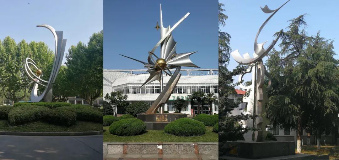 拾味扬州:扬大校园,精美雕塑