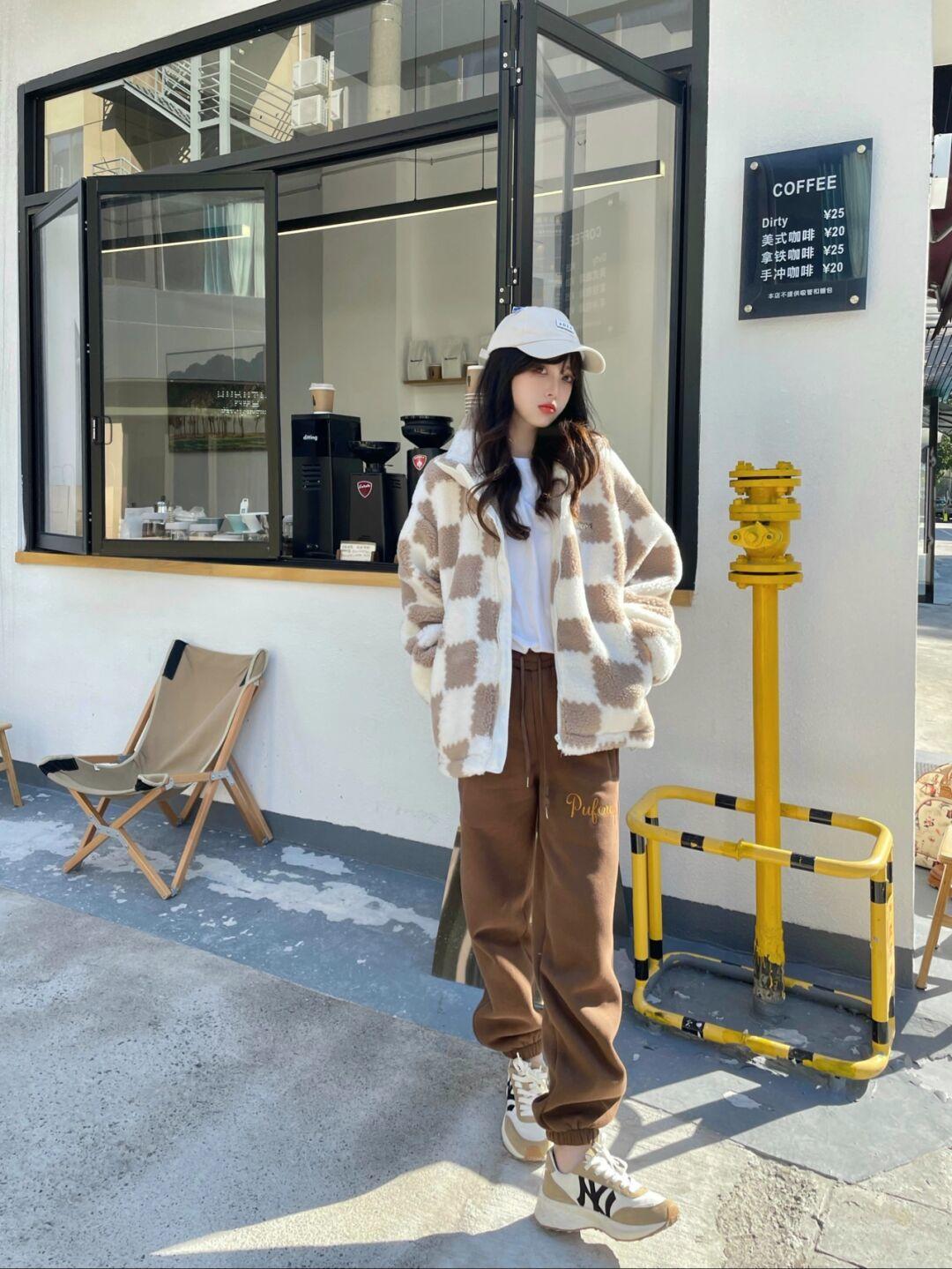 软糯羊羔绒外套,软软糯糯毛绒绒外套