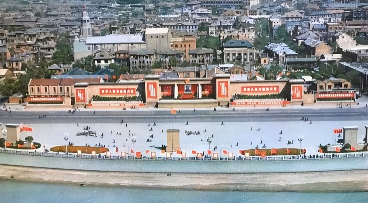 天津海滨区老照片,天津旧景照片