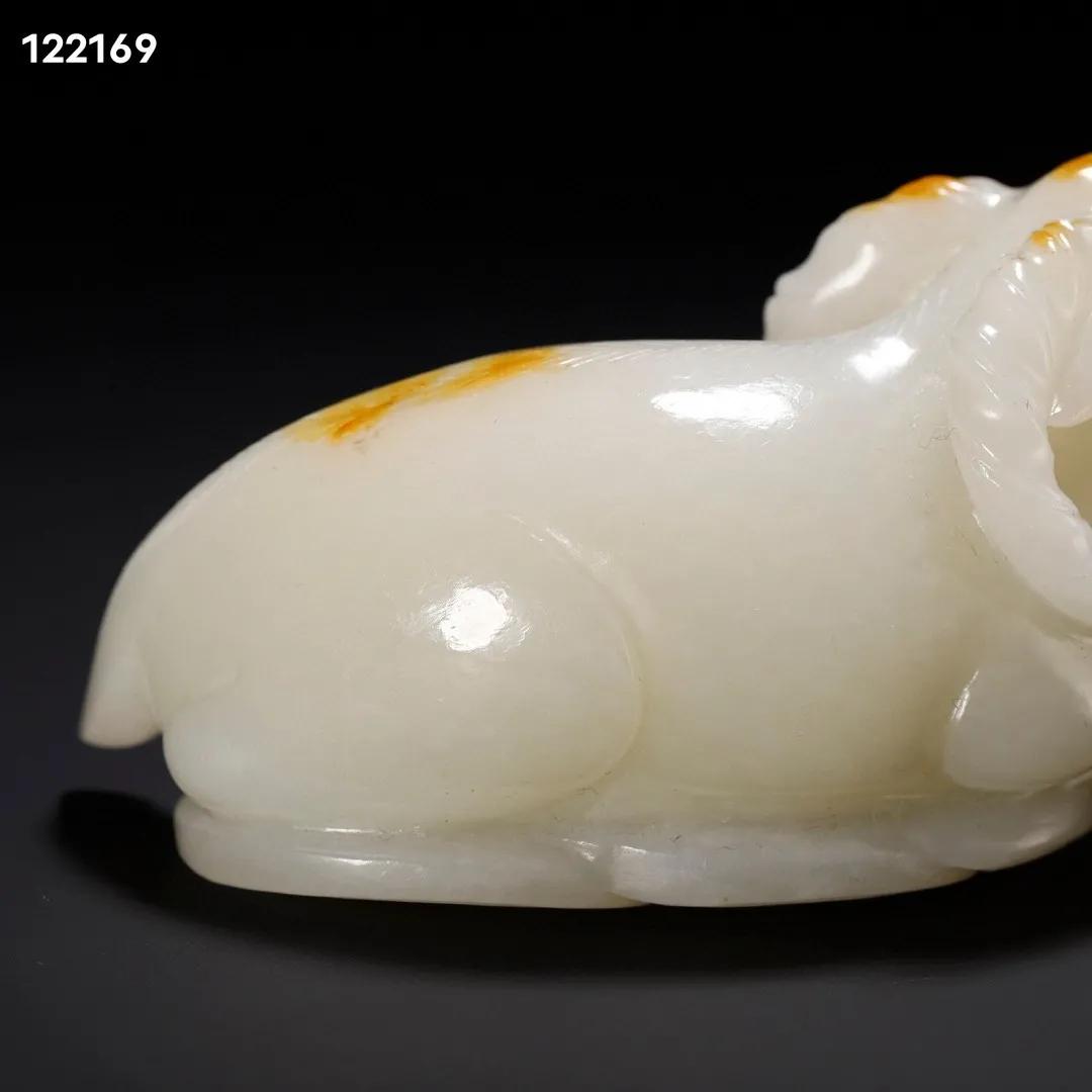 和田玉卧羊,和田玉卧牛雕标准尺寸