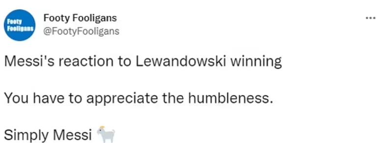 莱万看梅西领奖的图片,梅西获奖感言谈莱万