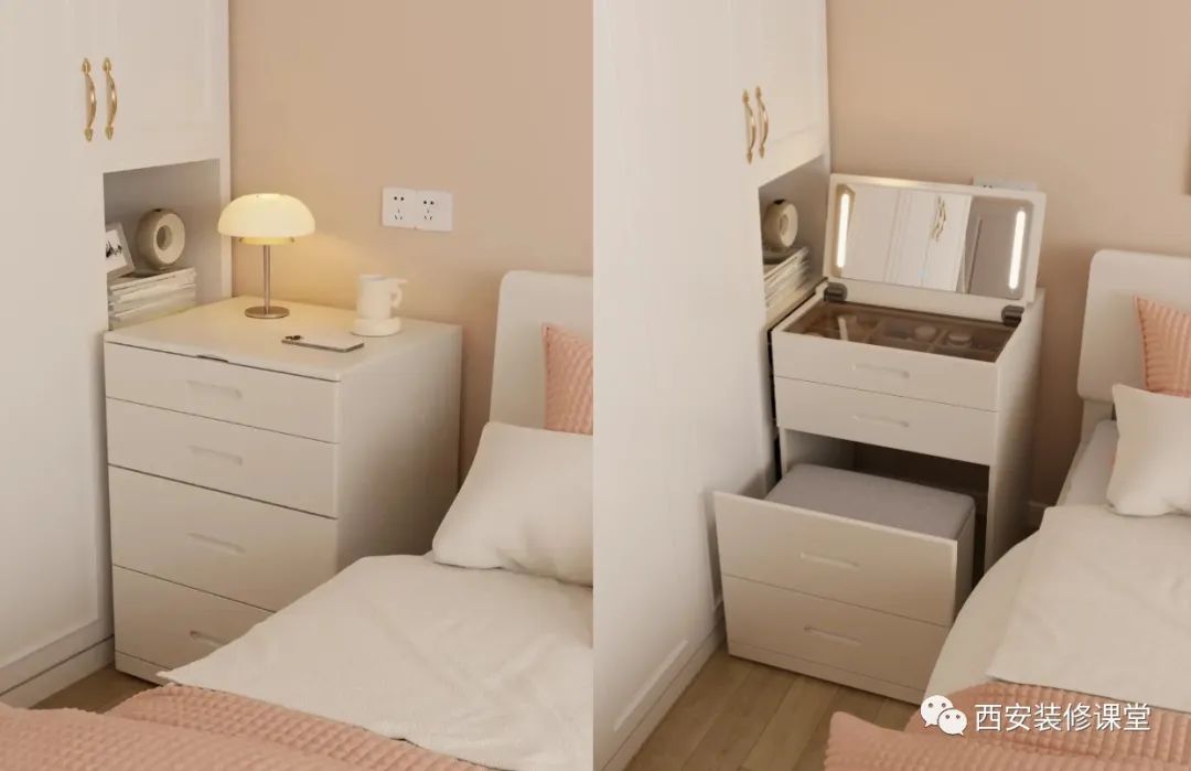 如何便宜买卧室化妆台,卧室化妆台设计效果图