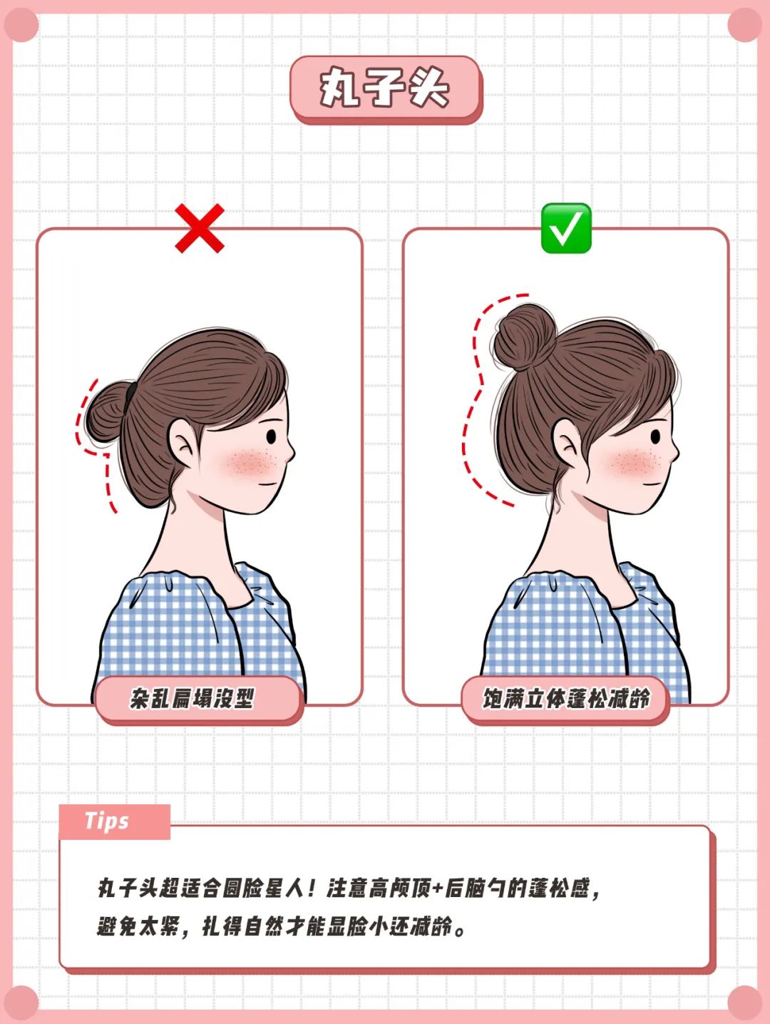 圆脸扎发显脸小,圆脸怎么扎显脸小