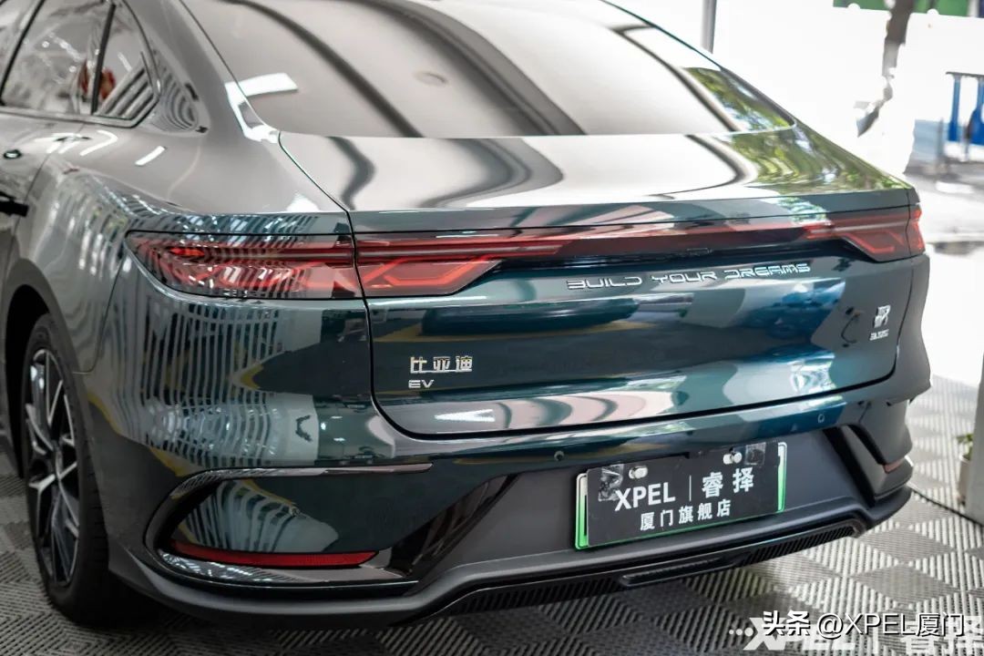 厦门汽车贴膜隔热膜,深圳比亚迪汉车衣贴膜