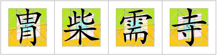 汉字书写的重心,汉字的重心是什么