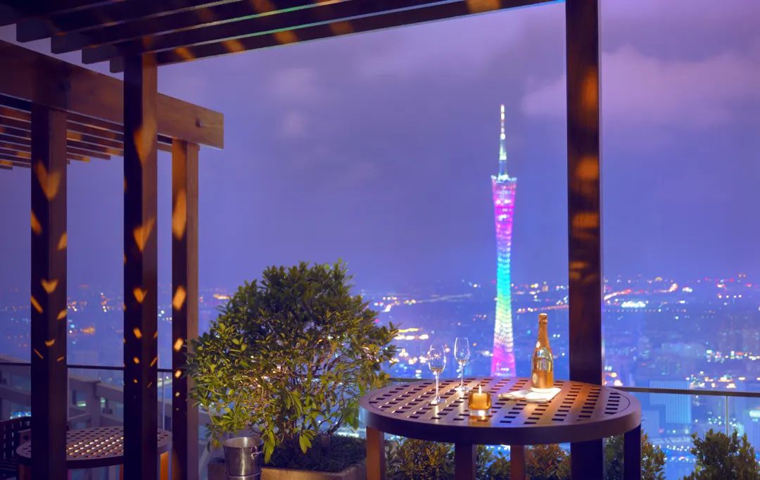 广州柏悦酒店顶楼,探店柏悦