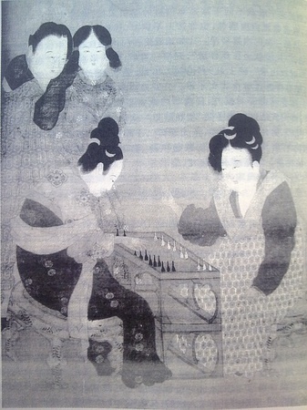 道教佛教题材绘画欣赏,佛教五佛神像绘画