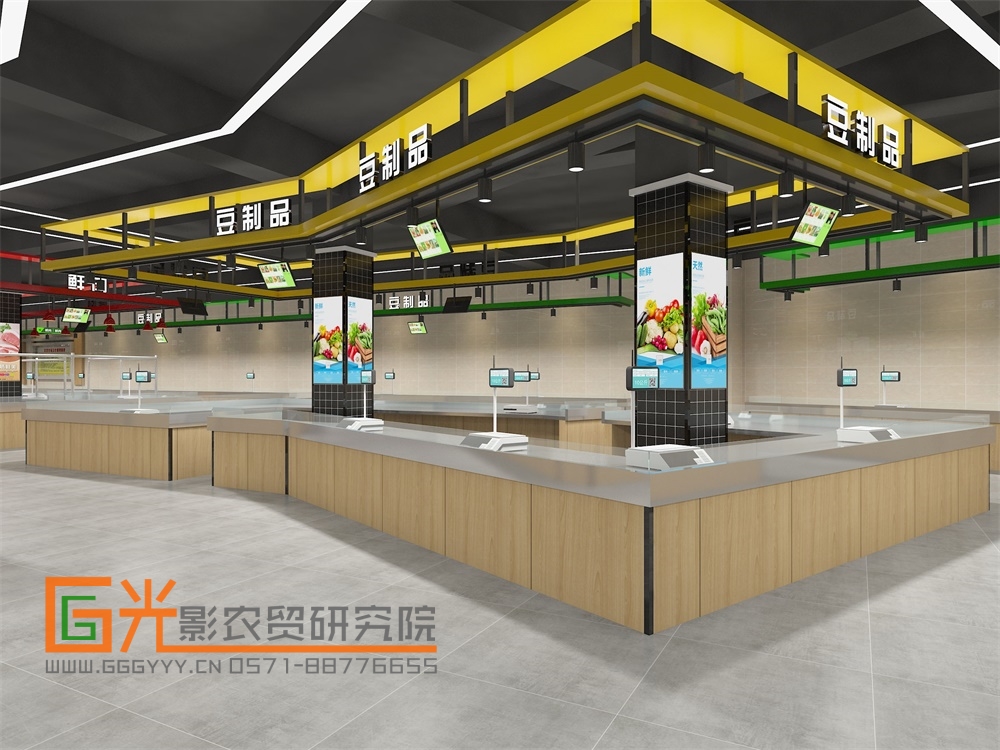 上海农贸市场豆制品摊位转让,农贸市场猪肉摊创意摊位设计