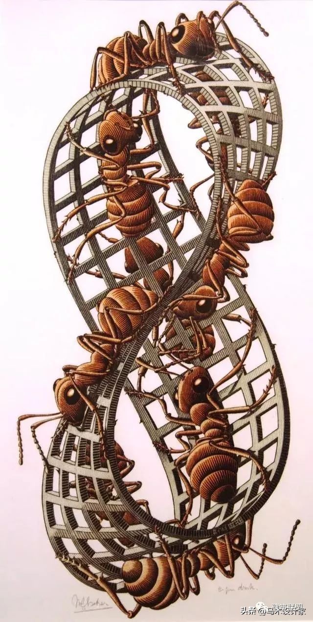 不可能的图形：插画家埃舍尔创造的那些脑洞大开的作品