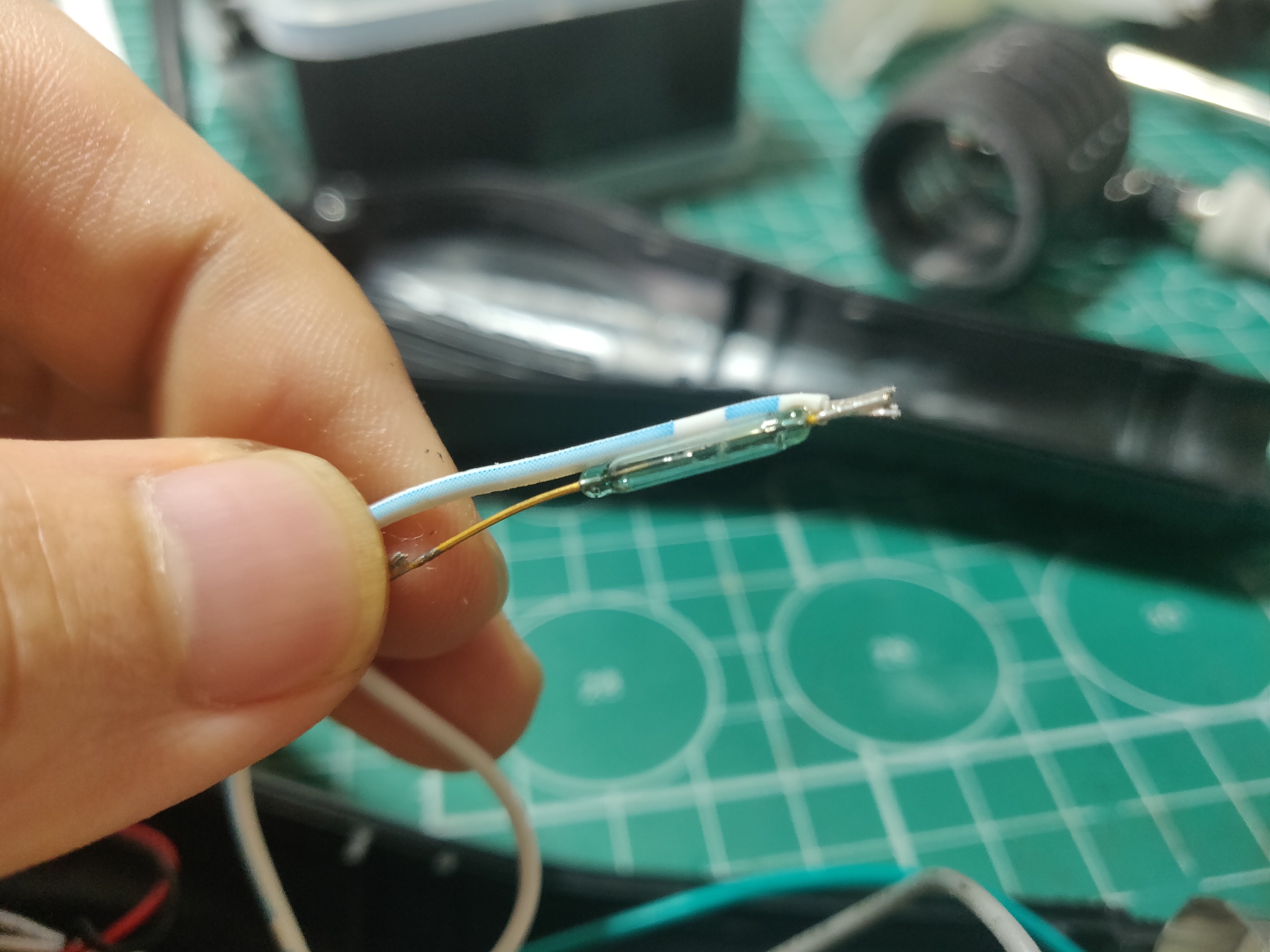 自制电烙铁吹风二合一焊台,电烙铁热风枪二合一拆机