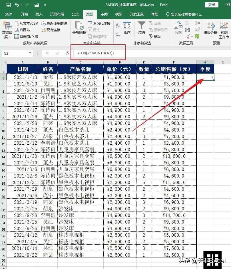 excel函数排序入门教程,excel从大到小排序函数