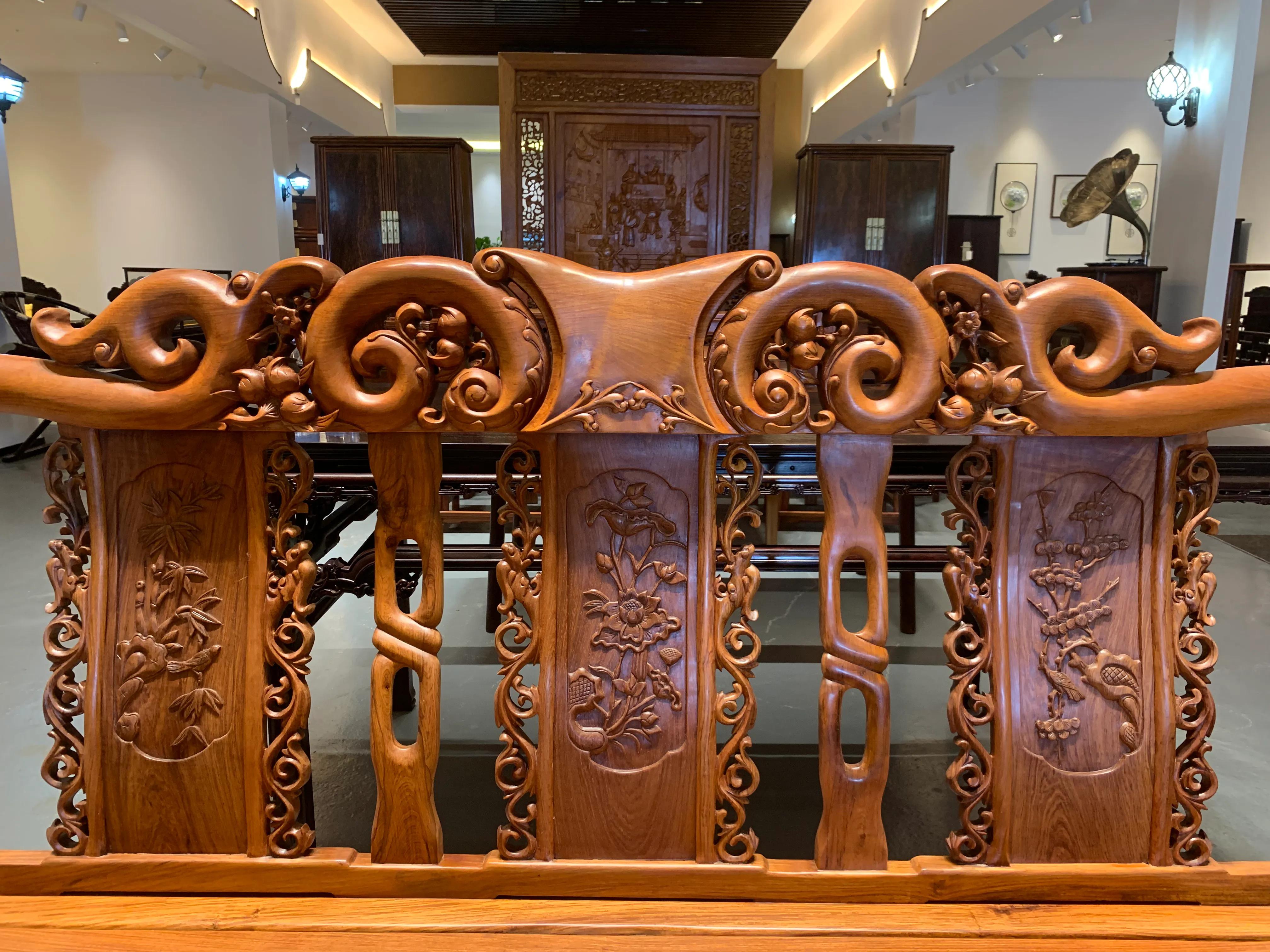 黄花梨沙发最新款图片,黄花梨沙发六件套价格及图片