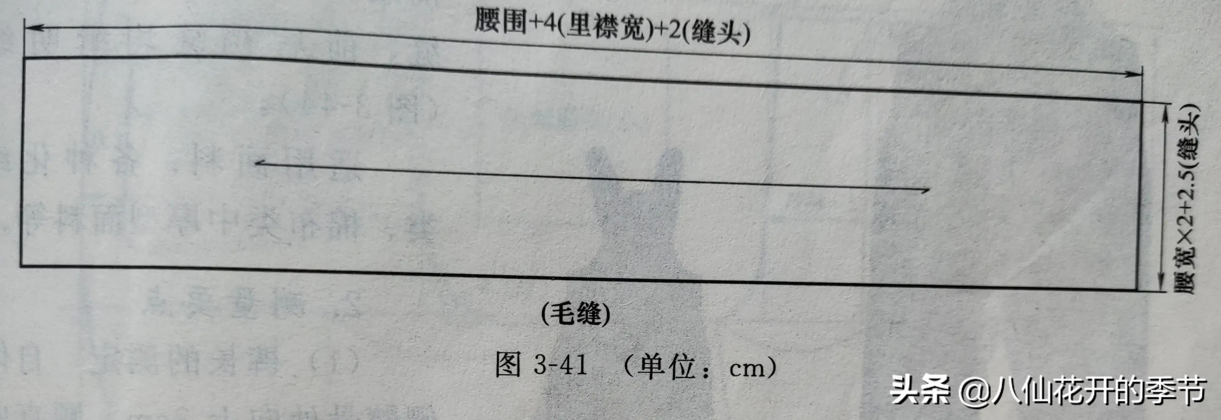 裤子的裁剪图结构分析,裤子的裁剪公式和图纸