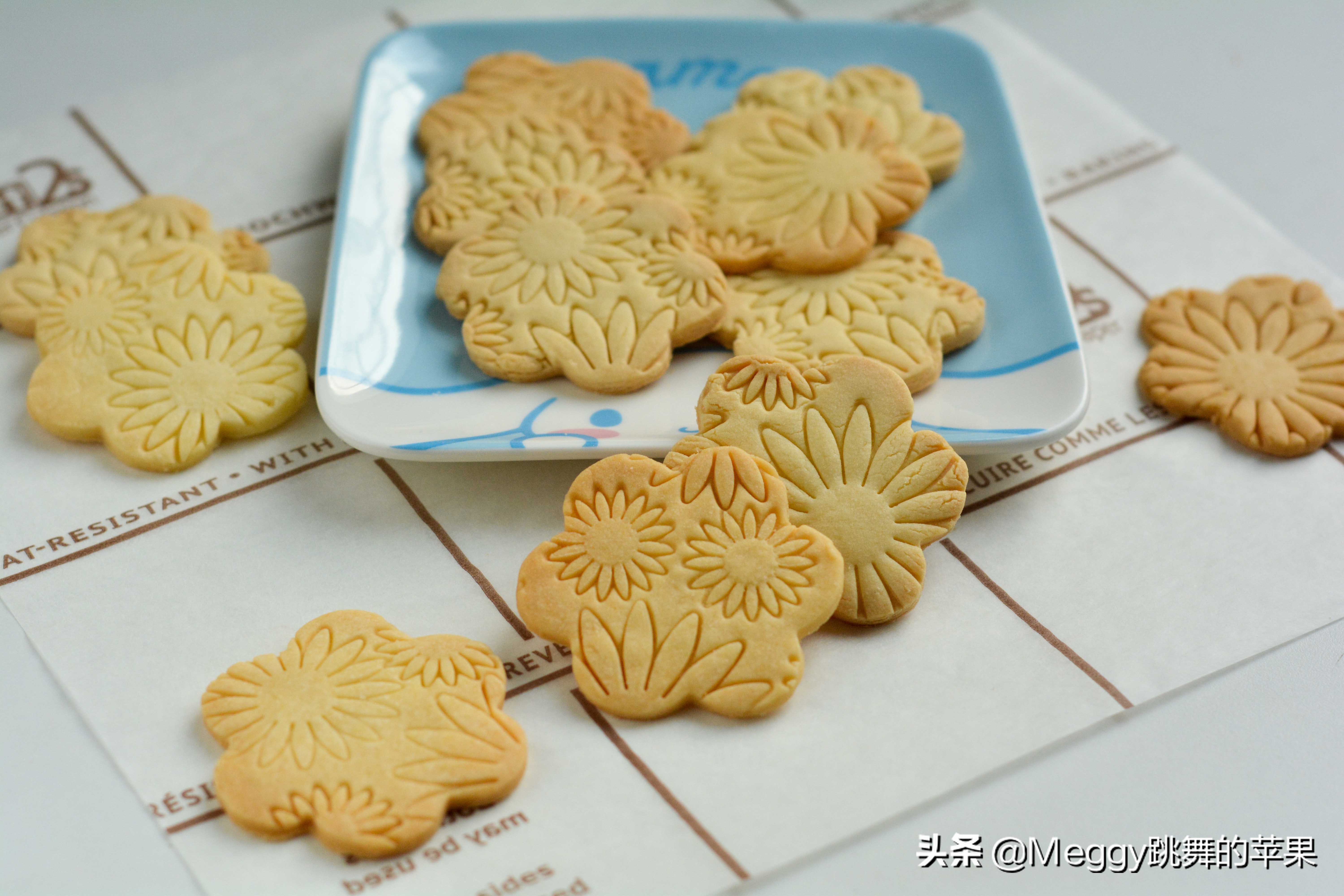 饼干不用模具怎么做才好看,这款又薄又脆的饼干超好吃