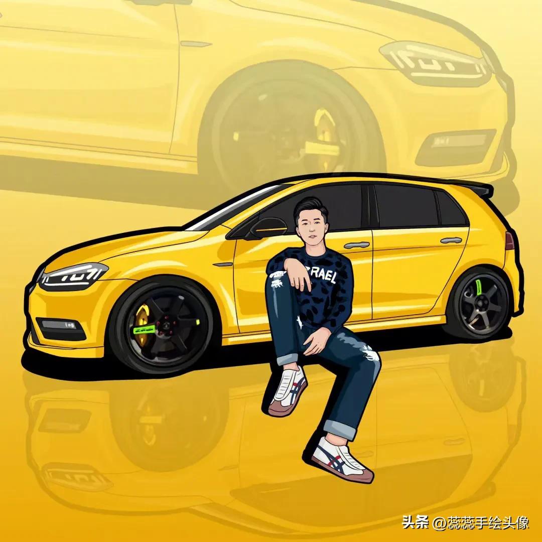 漫画头像做微信头像好吗,汽车漫画头像