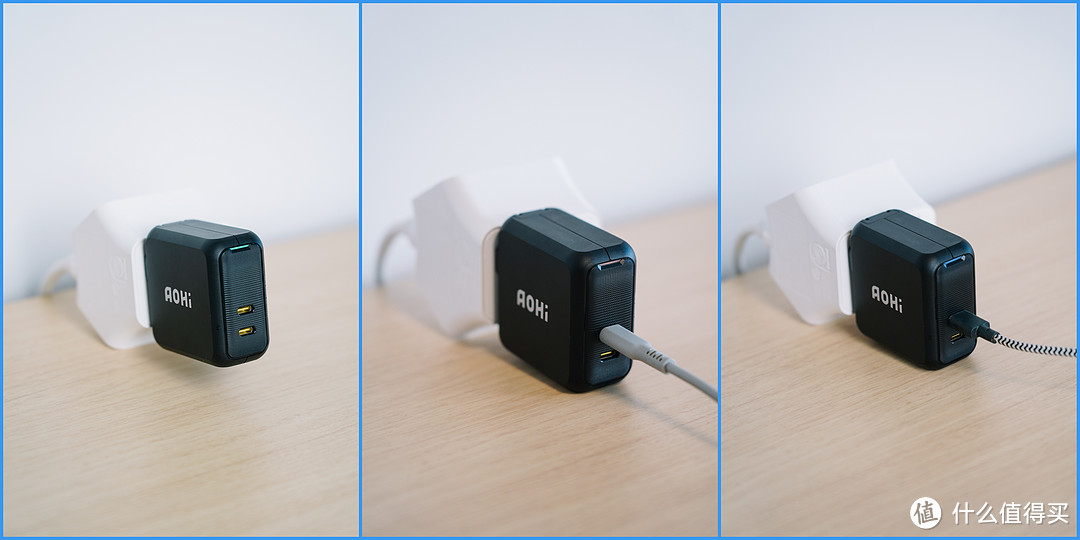 aohi100w双口氮化镓充电器测评,aohi充电器测评140w