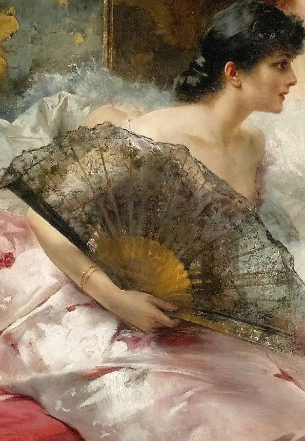 德国绘画风格独特的美女,欧洲艺术绘画女神