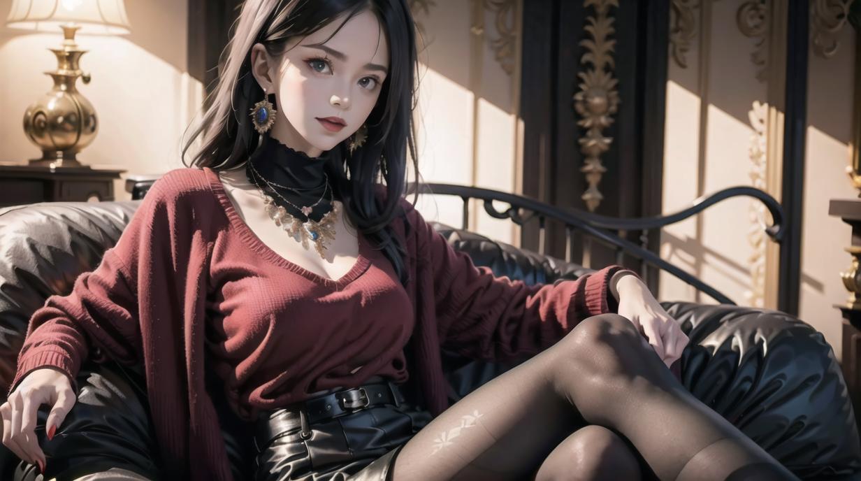 二次元ai女神图片,ai二次元少女美图