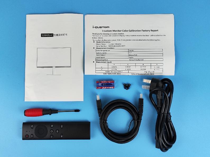 元创师h28显示器开箱评测,4k显示器好还是2kminiled好